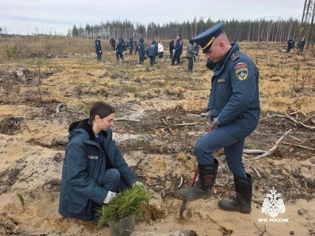 ГУ МЧС России по Республике Марий Эл приняло участие в акции «Сад памяти» ГУ МЧС России по Республике Марий Эл приняло участие в акции «Сад памяти»