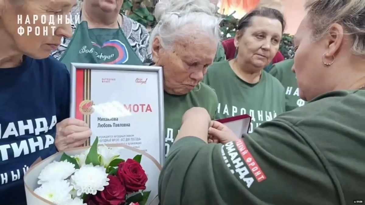 92-летняя бабушка из Марий Эл помогает фронтовикам с самого детства