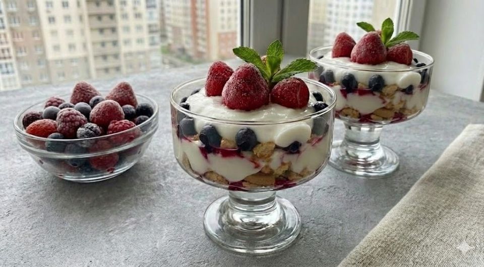 Зимний десерт за считанные минуты: лето на тарелке